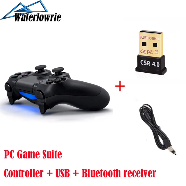 PC Controller Suit Джойстик PS4 для iPhone сони плейстейшен 4 геймпад Dualshock 4 ПК геймпад, Беспроводной Bluetooth Контроллер для Playstation 4 игры джостик консоли - Цвет: PC Controller Suit
