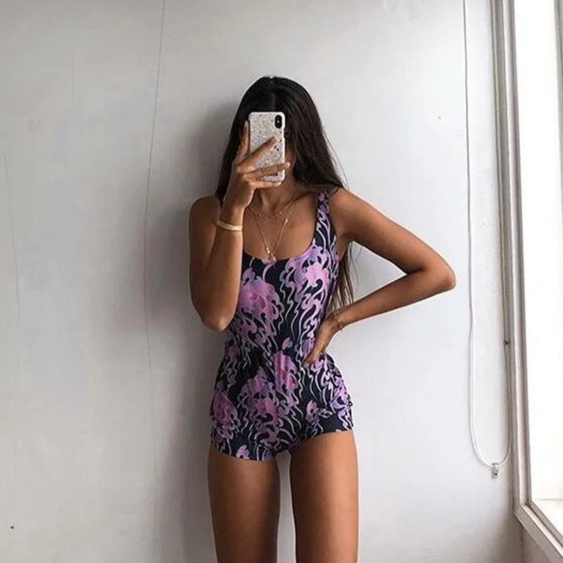 2021 летние тренировочные боди цельный спортивный комбинезон комплекты с принтом