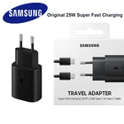 Оригинальное зарядное устройство Samsung S21 S20 5G 25 Вт, быстрая зарядка Usb Type C Pd PPS, быстрая зарядка для ЕС, США, Великобритании, для Galaxy Note 20 Ultra 10