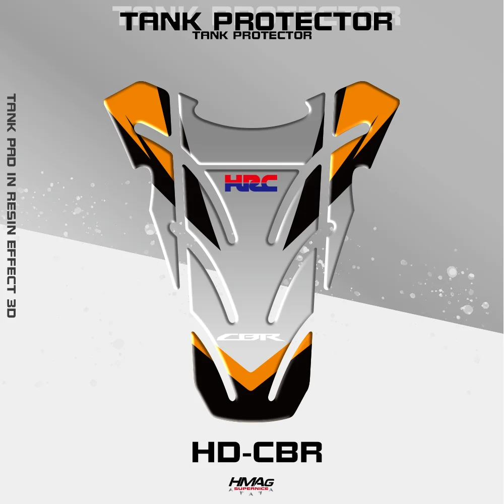Для Honda CBR HRC CBR600RR CBR1000RR CBR250RR CBR500RR Светоотражающая наклейка на топливный бак