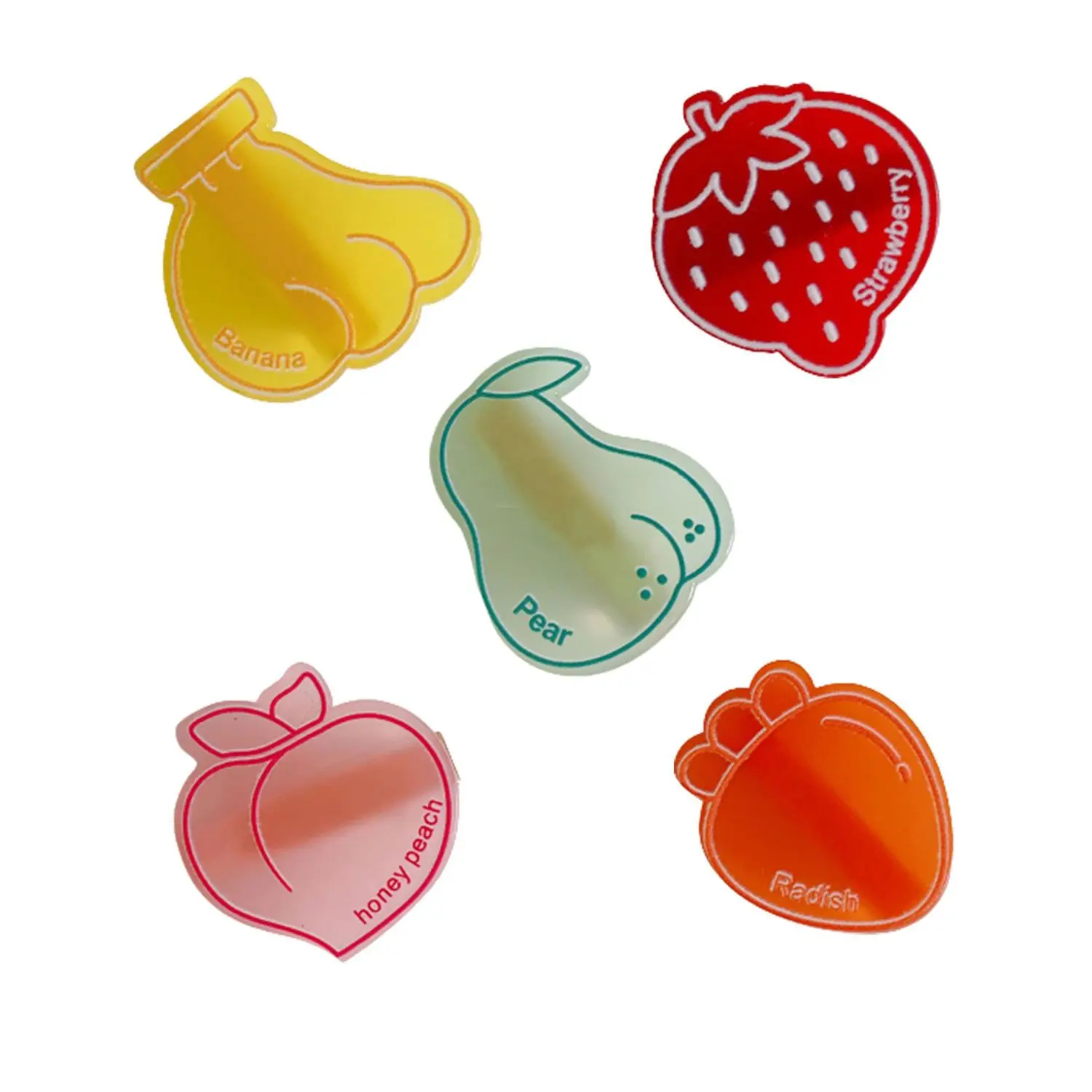 

New Childlike Fruits Cute Cartoon Resin Hairpin Hair Clip