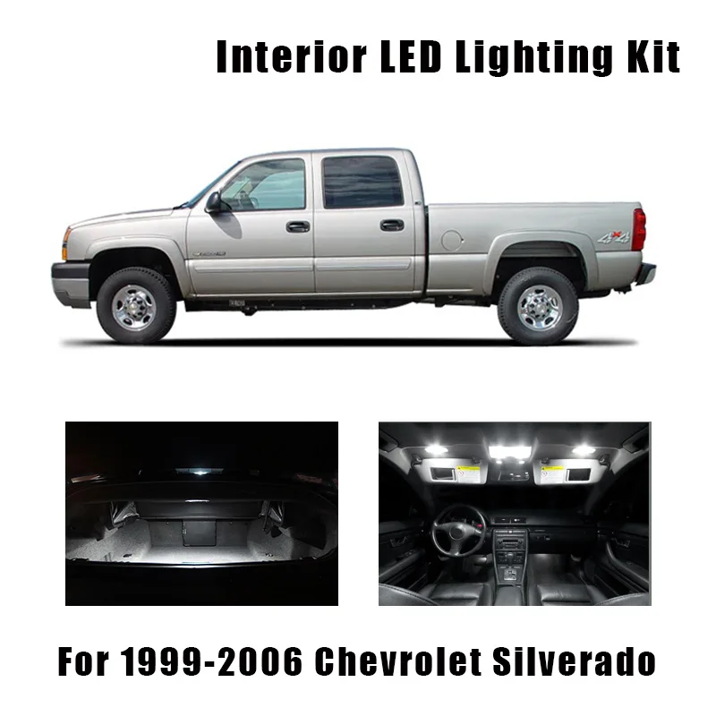 15 лампочек Белый светодиодный ОД автомобильный лицензионный светильник