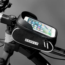 7.2 inch TPU Touch Screen Waterproof Bike Phone Holders For iPhone 12 11 Pro Max XR 8 7 Plus Bicycle Mobile Phone Bag Holder