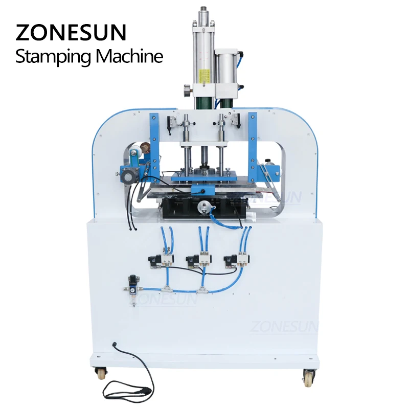 ZONESUN ZSP-890T пневматический штамповочный станок машина для сгибания кожаных