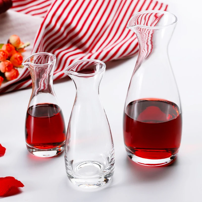 Red Wine Decanter Crystal Glass Flask Set Water Caraffe Scale Jug Pourer Aerator Whiskey Bar Carafe Splitter | Дом и сад