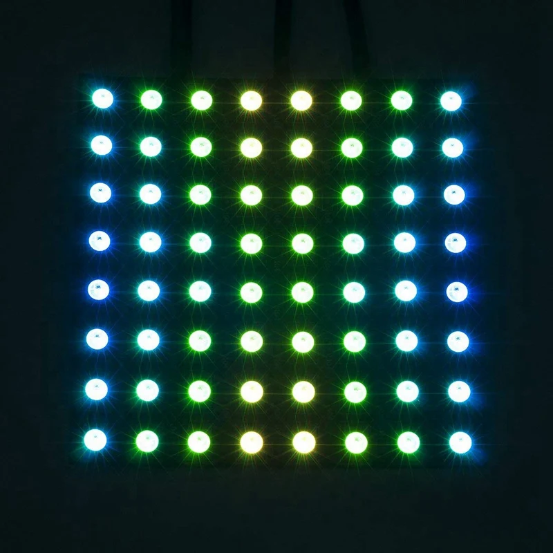 WS2812B RGB 5050SMD индивидуально адресуемый 8X8 64 пикселей светодиодный матричный панель