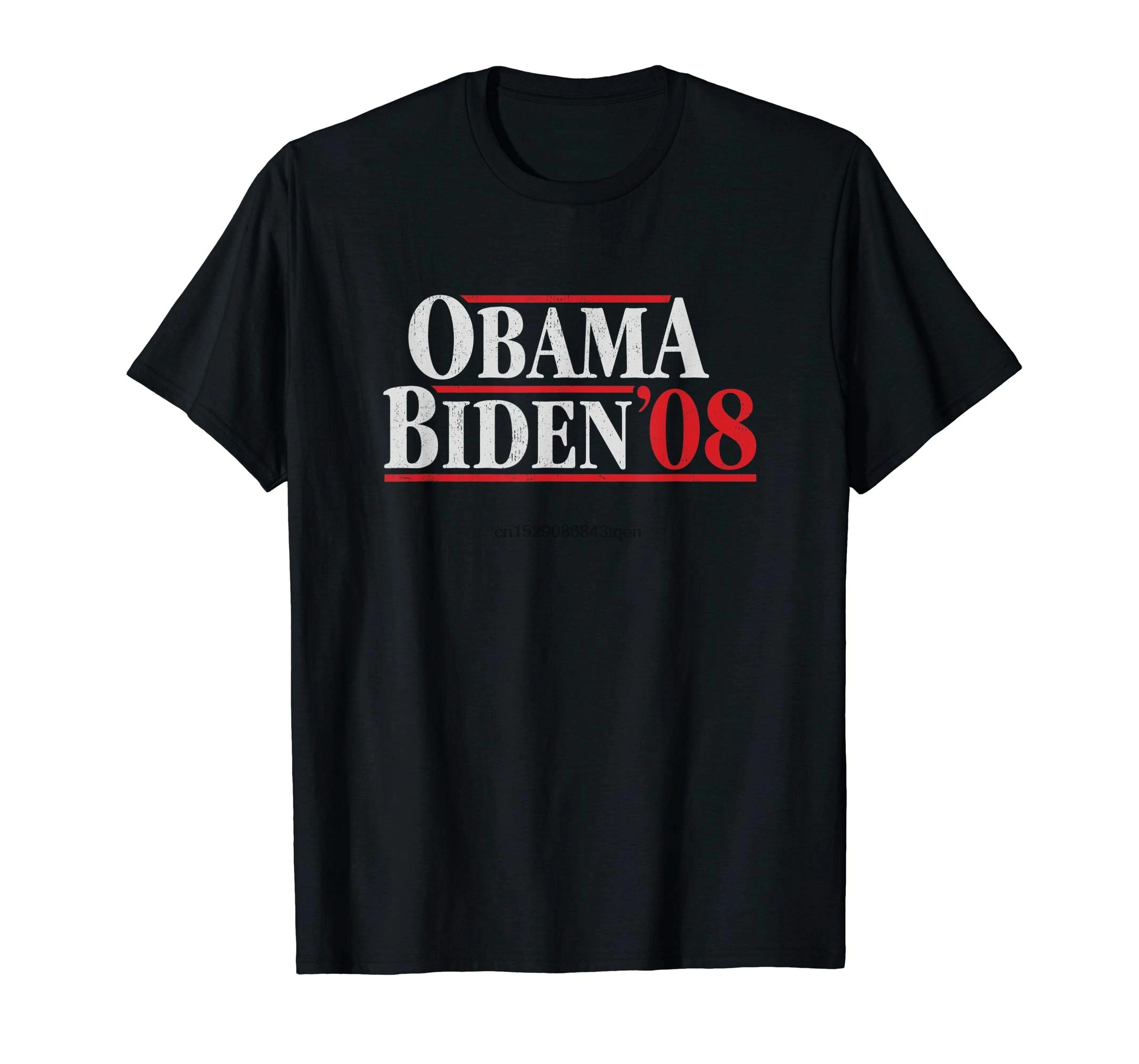 Обама 08 рубашка-Ретро-акция biен-Мужская Футболка-черный | Мужская одежда