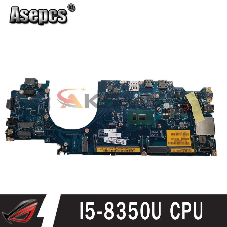 

Работая для dell latitude 5490 материнская плата 0M71FV M71FV DDM70 LA-F401P I5-8350U тестирование