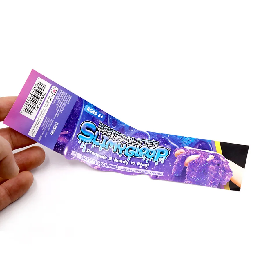 

Индивидуальные водонепроницаемые игрушечные упаковочные наклейки со штрих-кодом, цветная печатная прямоугольная блестяпосылка упаковка, ...