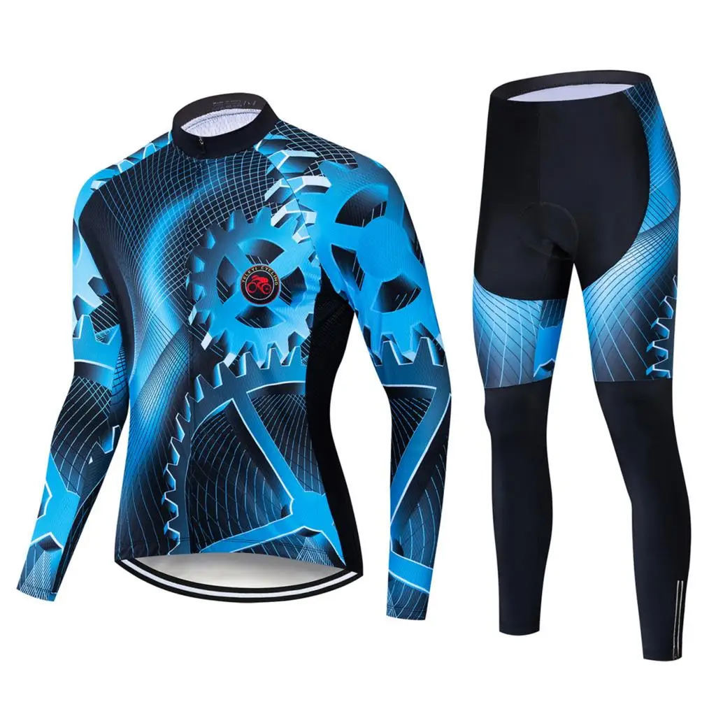 Ropa ciclismo теплая Зимняя Теплая Флисовая велосипедная одежда, мужская Трикотажная одежда, костюм для езды на велосипеде, MTB Одежда, комбинезон, комплект
