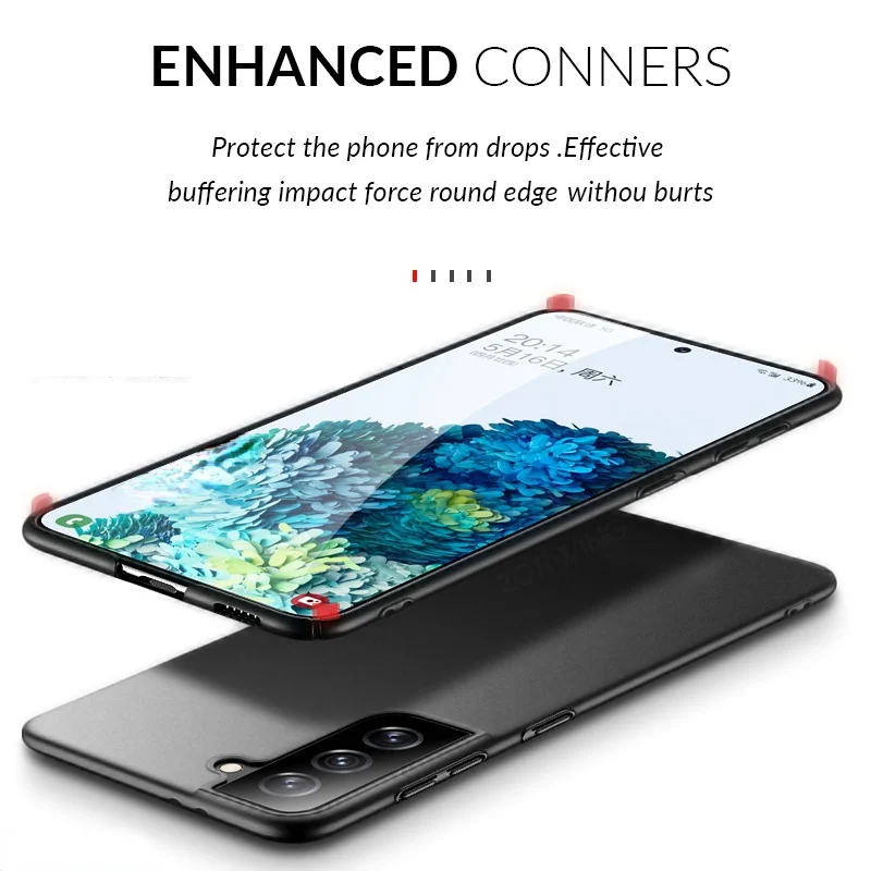 Тонкий чехол для телефона Samsung Galaxy S22 Ultra S21 Plus S20 FE S10 S9 A32 A72 A51 A71 A21S A31 A41 A52 A70 Note 20 PC