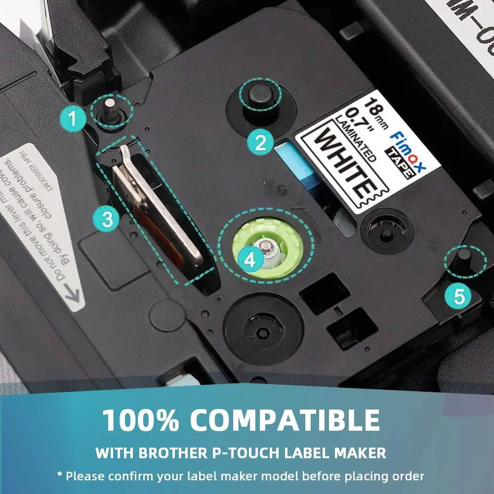 Fimax совместимый для TZe лента маркировки Замена Brother P-Touch TZe-241 TZe-441 TZe-541 TZ-641 TZ741 Ptouch