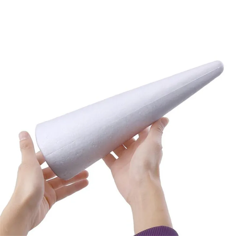 DIY пенопластовый конус для моделирования дерева шар белые шары поделок