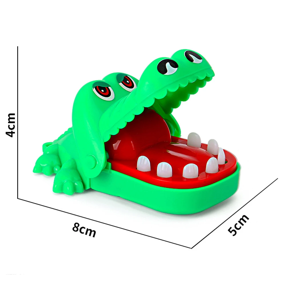 

Small Size crocodile mouth dentist bite finger game Funny Gags Toy For Kids party toy Keychain Cute Stress Adult Toy