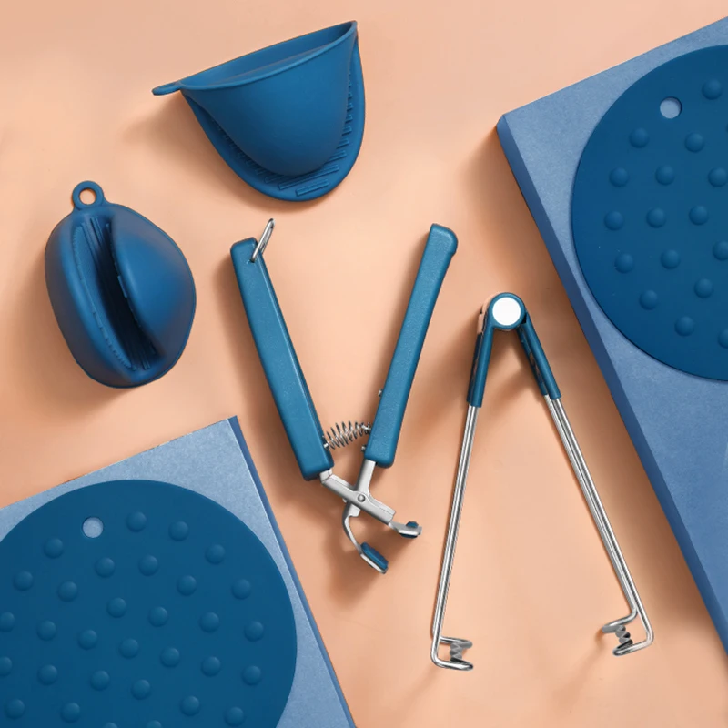 Женский силиконовый держатель для чаши ложки кастрюли зажим щипцы горячей