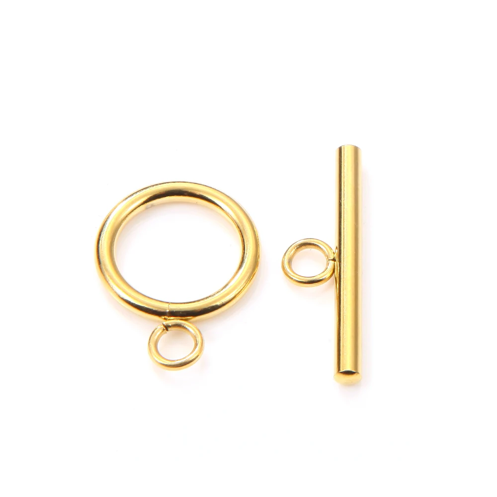 

Dinicessa 5Sets Stainless Steel OT Clasp Connector For DIY Bracelet Necklace Jewelry Buckle Handmade Making Supplies Accessories