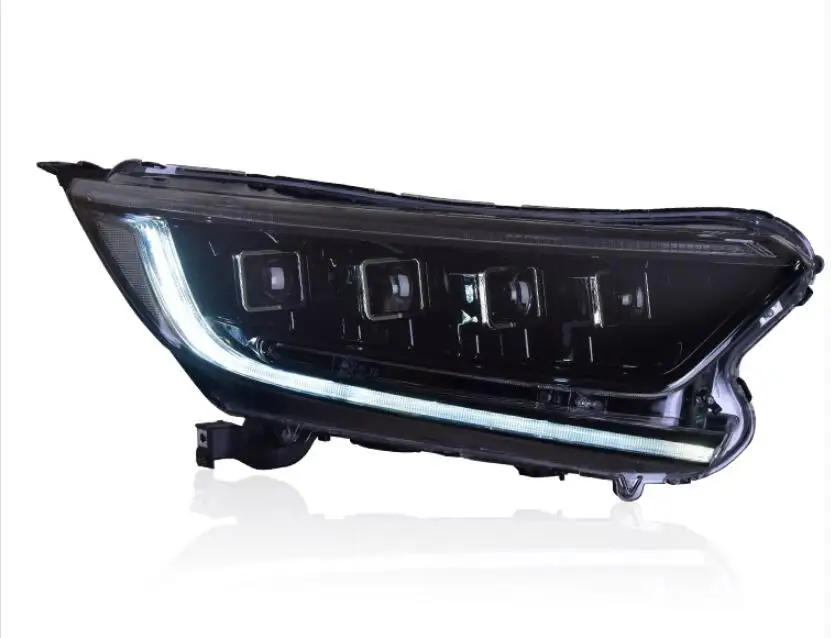 Видео шоу 2 шт~ 2019y автомобиль bupmer головной свет для Honda CR V CRV фары автомобильные аксессуары все в светодиодный туман для headlamp фары