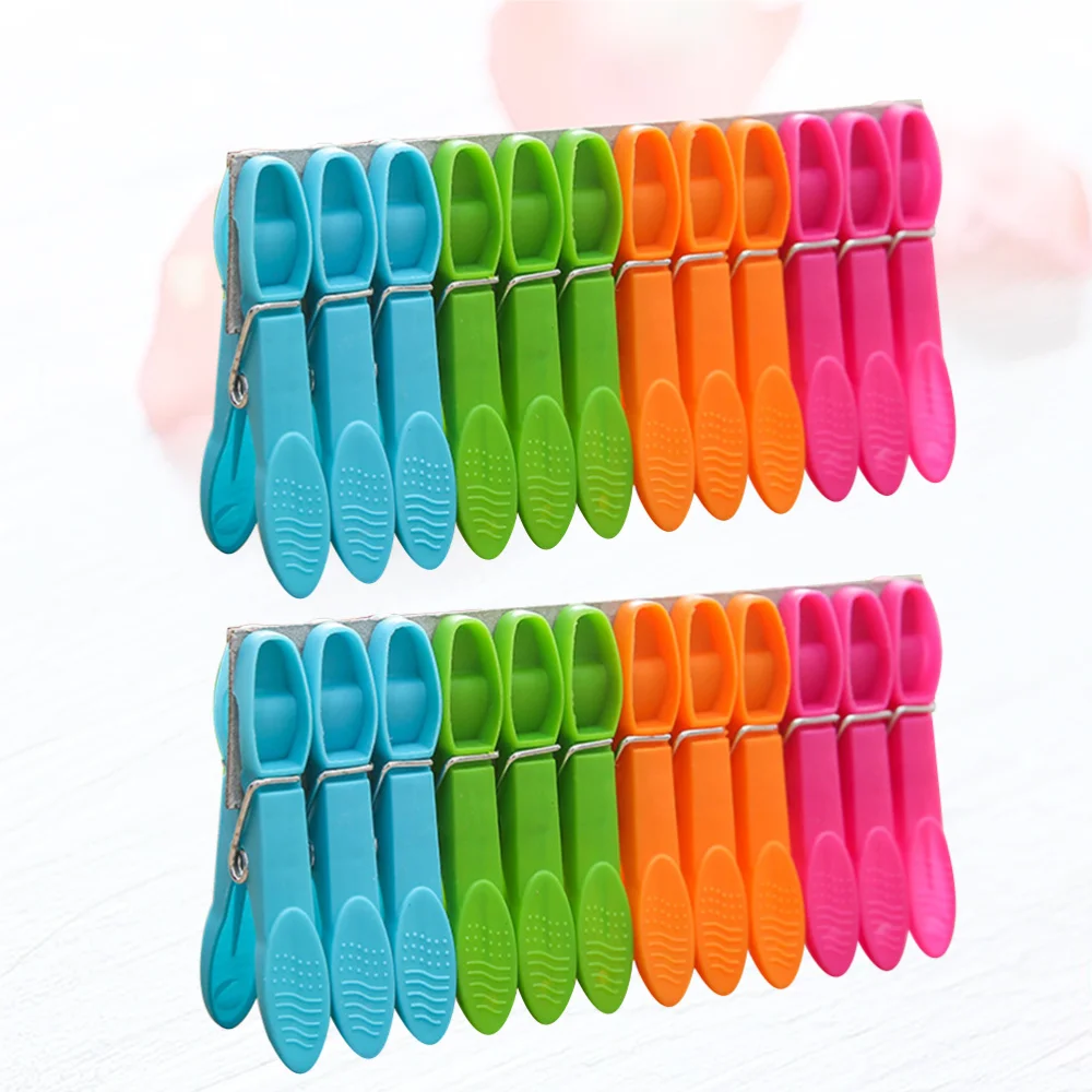 

96pcs Clips Clothespins Multi-purpose Colorful Quilt Clip Home Supplies Balcony Accessory for Home Room Hotel (Random