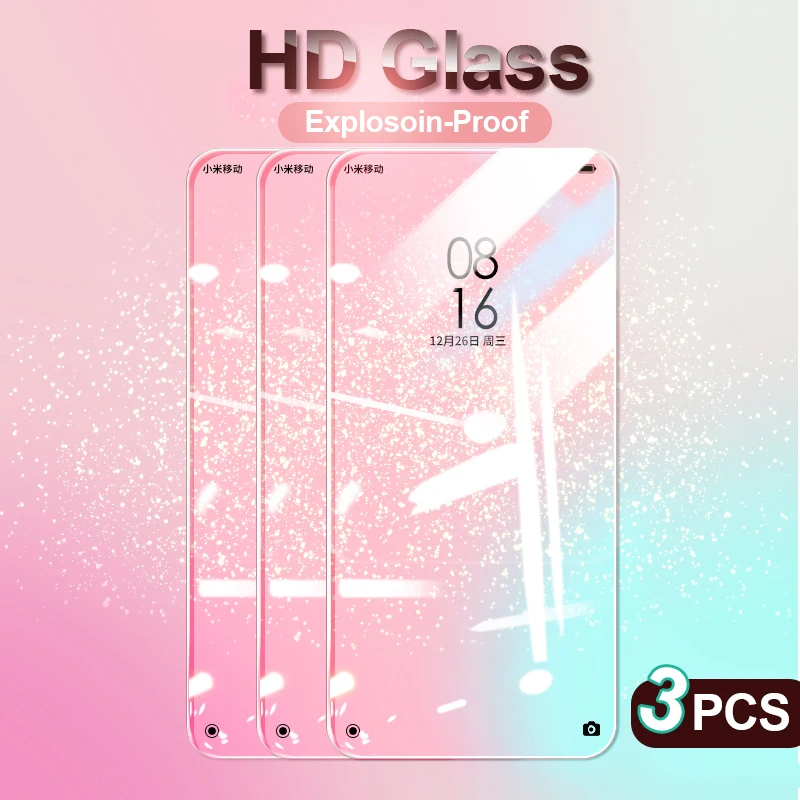 Защитное стекло закаленное для Xiaomi Redmi Note 8 7 9 5 Pro Max 9S 8T|Защитные стёкла и плёнки