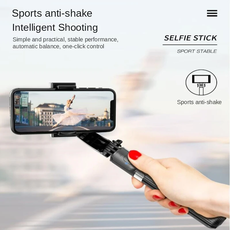 

NEW 3 In 1 Bluetooth Handheld Gimbal Stabilizer Mobile Phone Selfie Stick Holder Adjustable Selfie Stand with Tripod Foldable