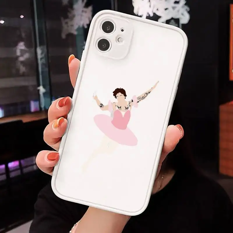 

One Direction harry style Phone Cases matte transparent For iphone 7 8 11 12 plus mini x xs xr pro max cover