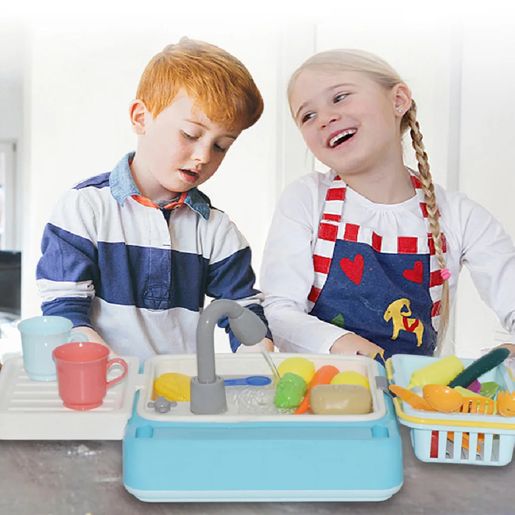 Детский Пластиковый Электрический мойщик для посудомоечной машины детский