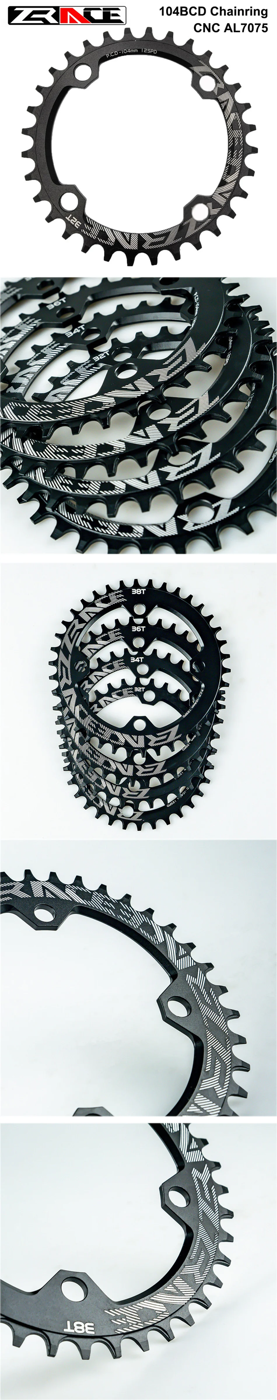 ZRACE 104BCD цепи 32 T/34 T/36 T+ 10 S/11 S велосипед свободного хода 50 T/52 T+ YBN цепи, 11 скоростей большие кассеты комплекты для Sram