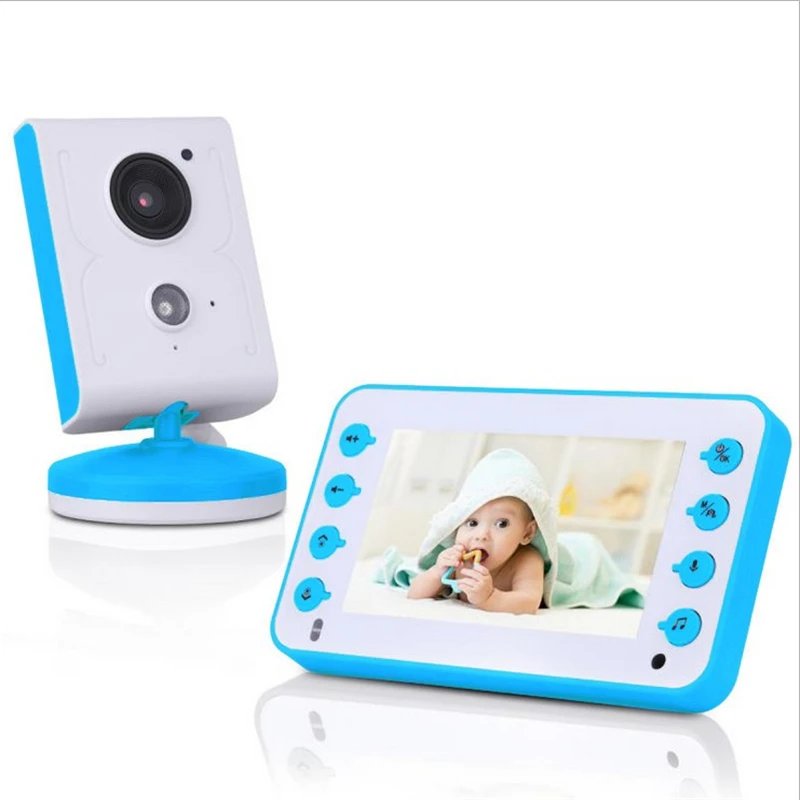 Беспроводная радионяня 4 3 дюймов ЖК видео 2 4G Way аудио Bebe Cam ночного видения камеры