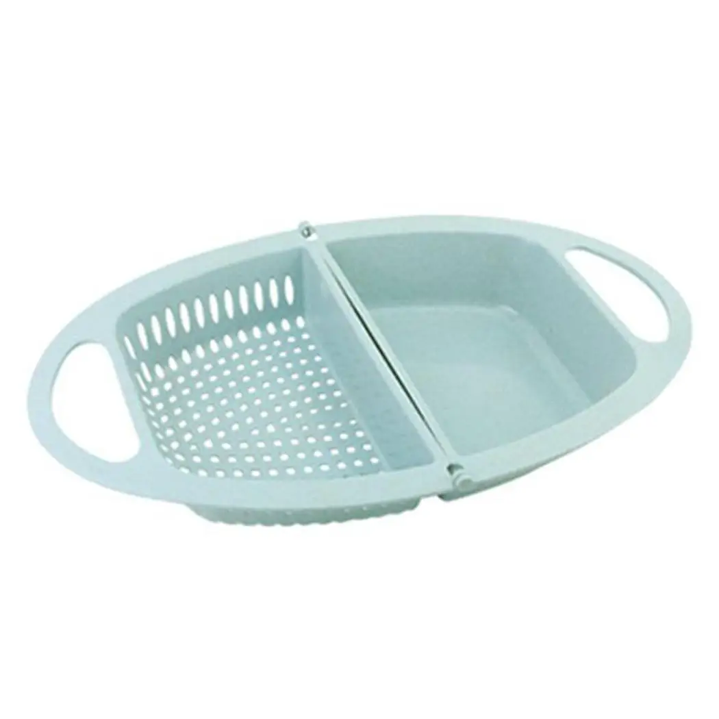 Прочная Складная домашняя кухонная корзина для слива Многофункциональная