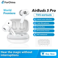blackview airbuds 5 pro tws wireless bluetooth headphone earphone headsetplay music voice assistant hybrid noise reduction