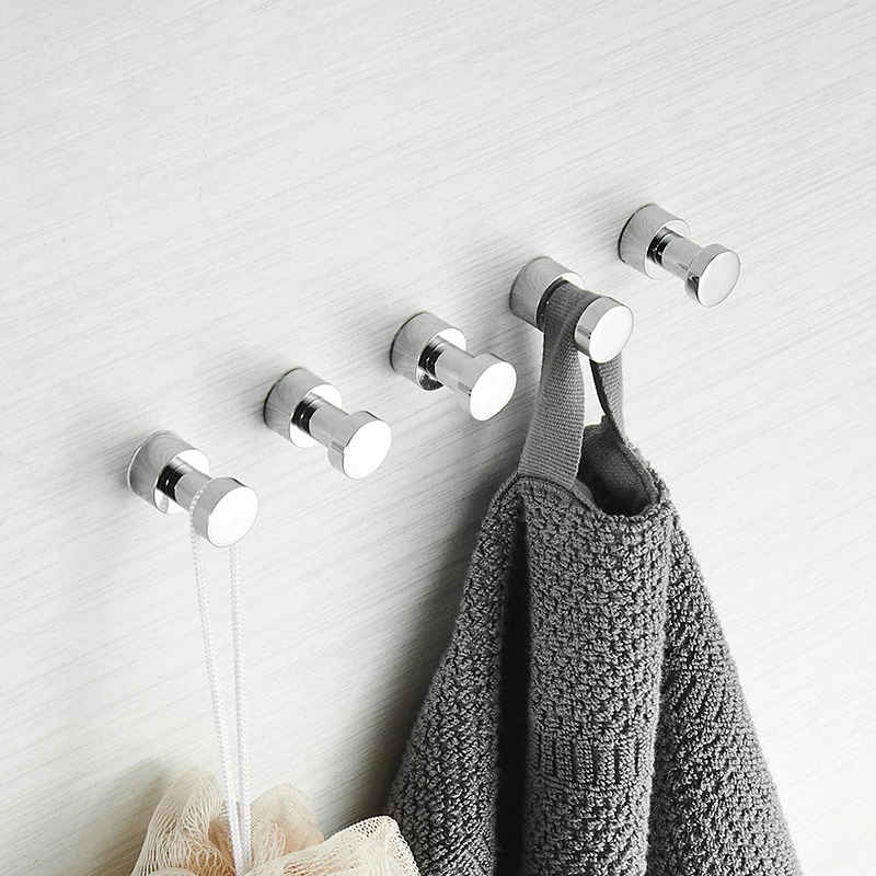 Brass Robe Hooks Clothes Hanger Household Small Decoration Rustproof Towel Hook Coat Key Rack Bathroom Accessories | Обустройство