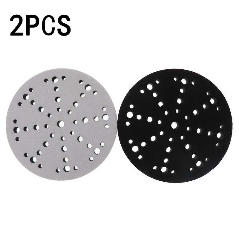 

2PCS 150mm 6 Sanding Discs Orbital Sander Sandpaper 48 Holes Pads Cushion Pad