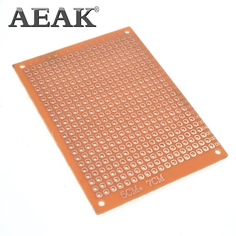 AEAK 10 шт. PCB 5*7 см 5*7 DIY Прототип бумага PCB Универсальный Эксперимент Матрица платы 5x7 см