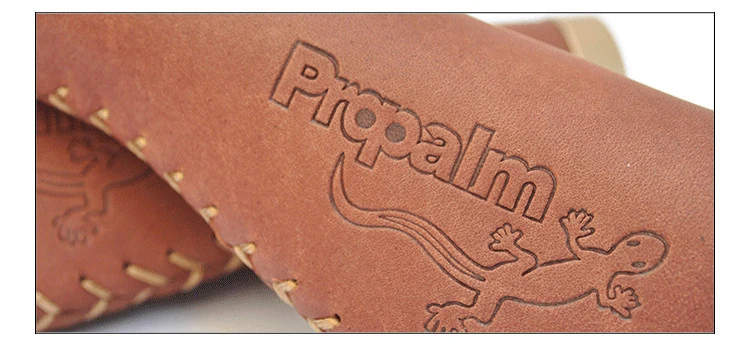 Propalm Запираемые велосипедные ручки из воловьей кожи, чехлы для руля для MTB шоссейных велосипедных гонок, противоскользящие ручки с заблокированным кольцом
