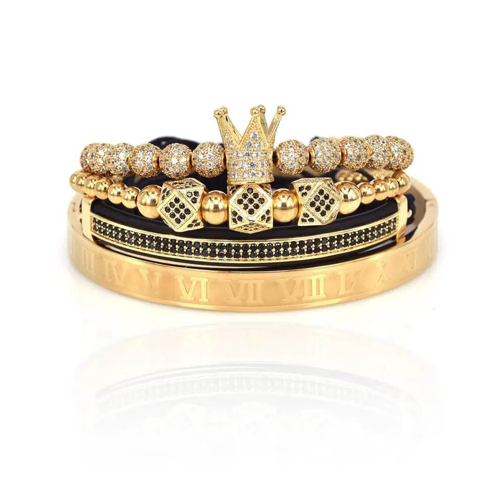 Женский Классический плетеный браслет ручной работы золотистый мужской в стиле