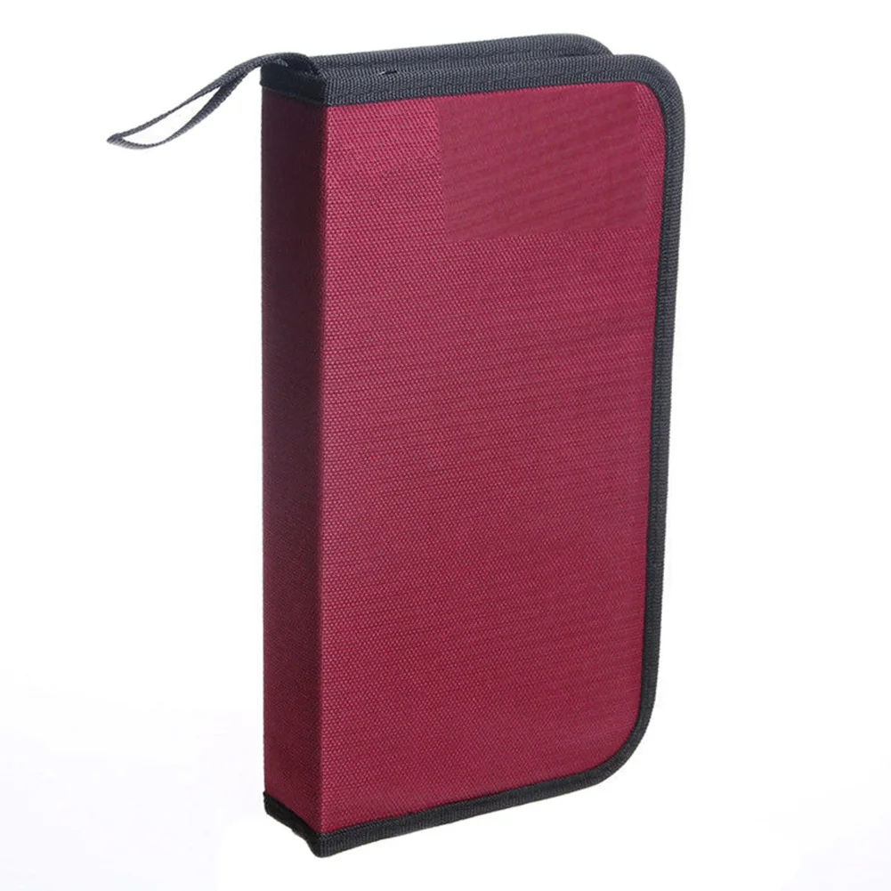 Ткань Оксфорд программное обеспечение система CD мешок 80 дисков удобный чехол для