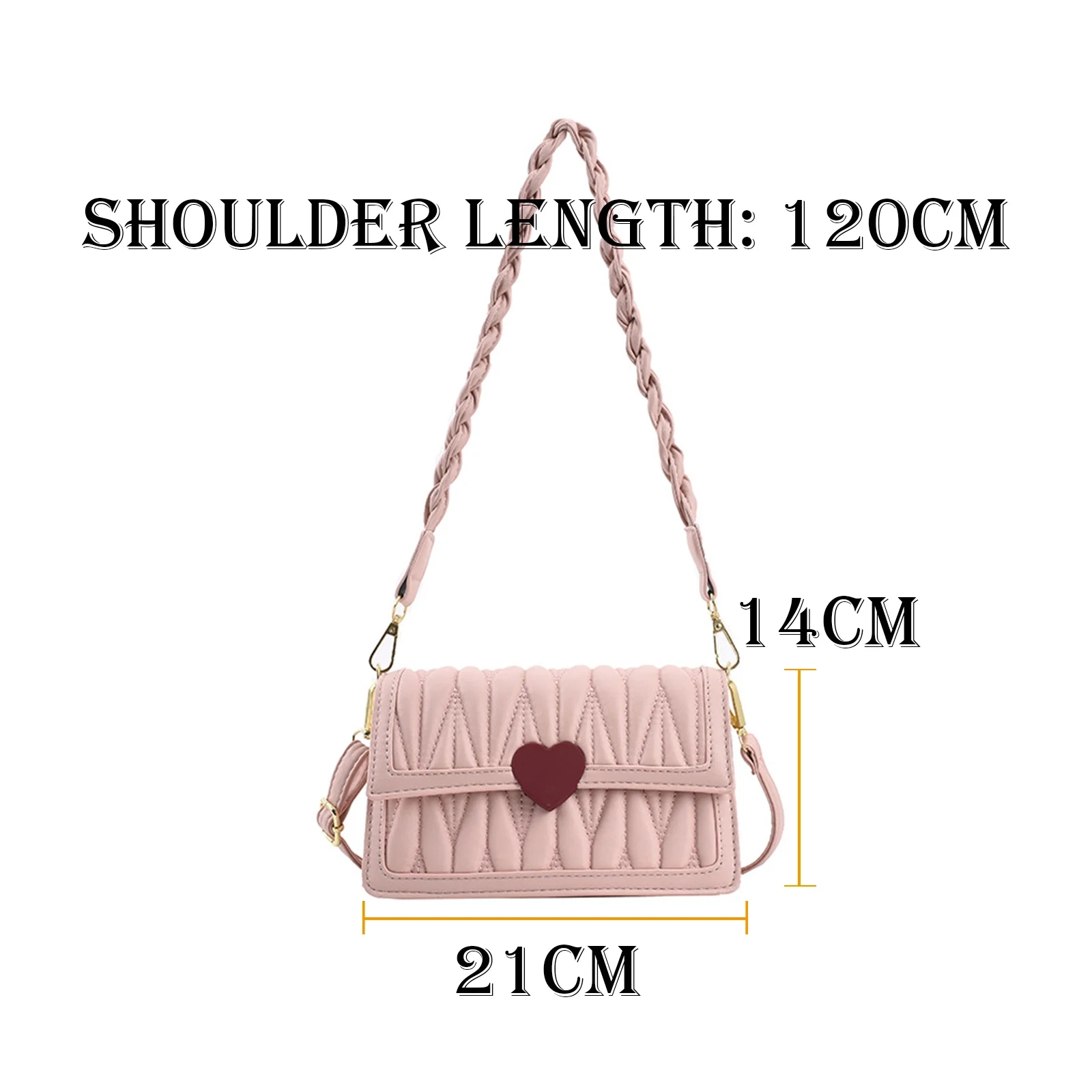 

Fashion Chain Shoulder Bags for Women 2021 PU Leather Solid Color Flap Handbag Female Small Square Crossbody Bags WB4275