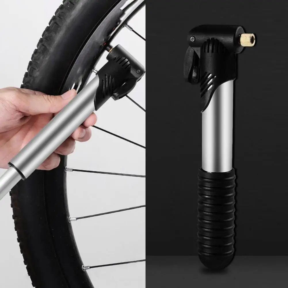 

Bike Pump Mini Portable Stainless Steel Multifunction Bicycle Tool Set Inflator for Basketball Football Bike Pump