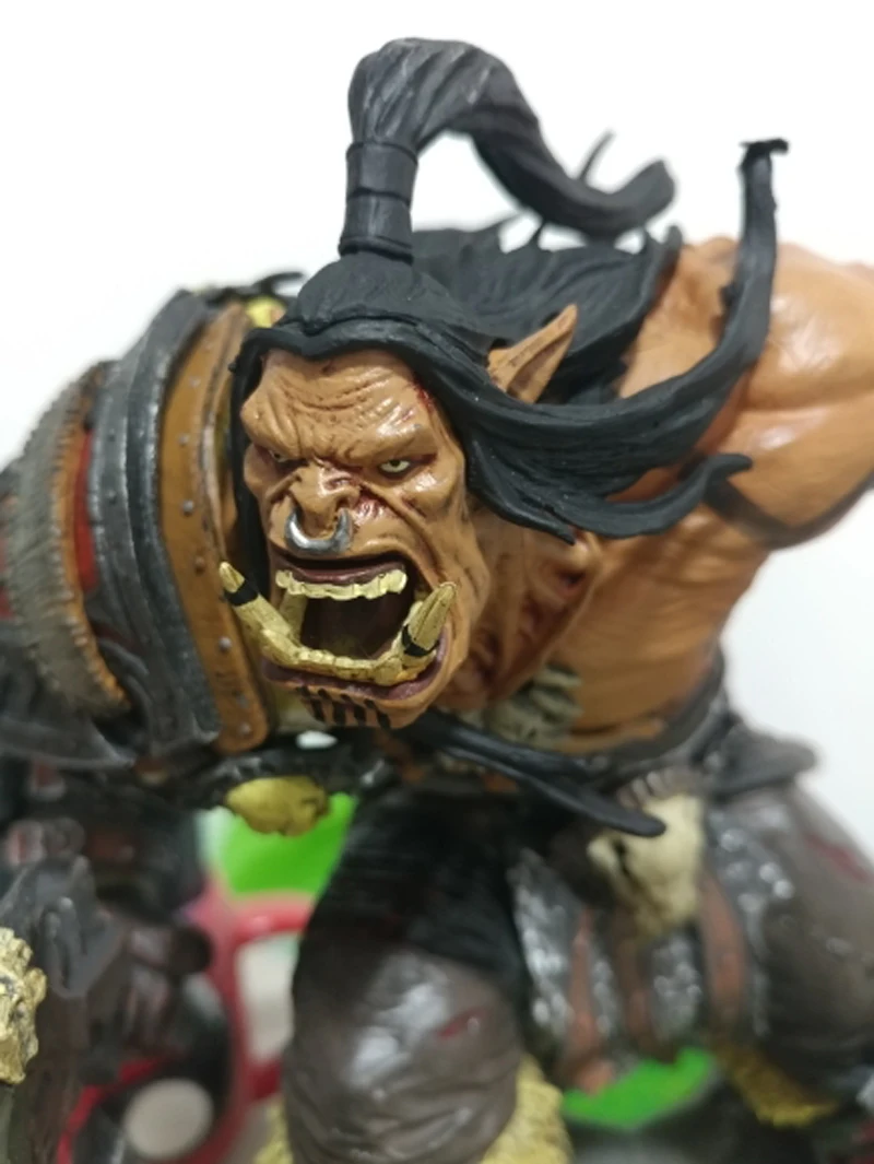 

24cm WOW Grommash hellscream gk resin figure statue toy Collection model child adult gift
