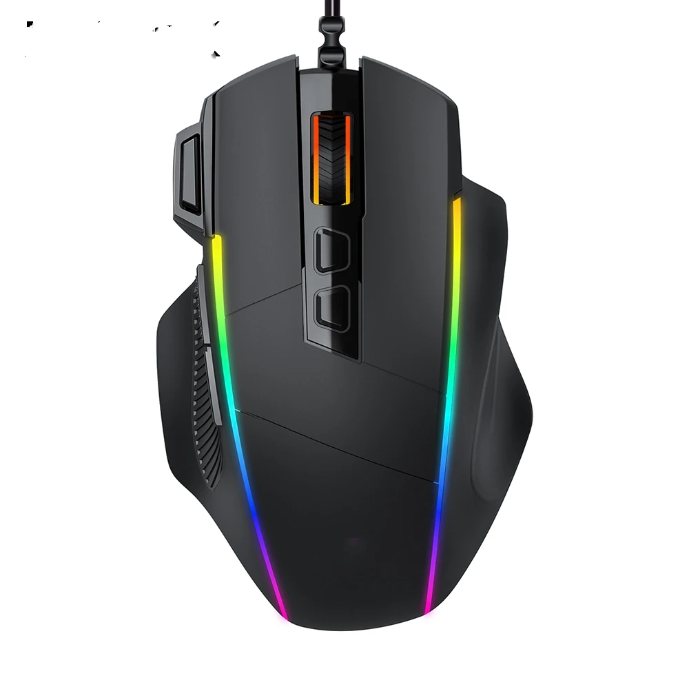 

Мышь Компьютерная C278 игровая Проводная с RGB-подсветкой, 8 кнопок, 8000 DPI