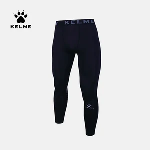 Мужские трико для бега KELME, спортивная одежда леггинсы для тренажерного зала, Спортивная, тренировочные упражнения для бега, Длинные компрессионные штаны, дышащие, 3881111