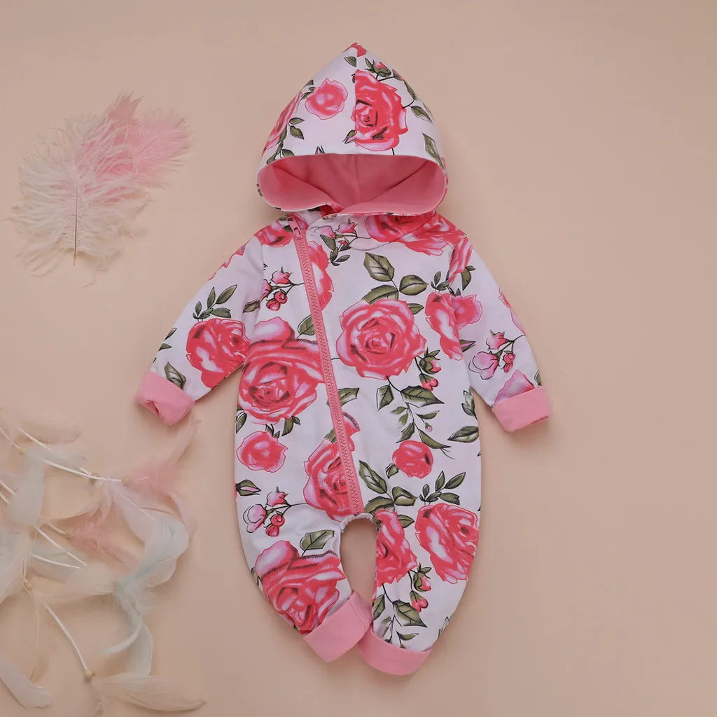 Детская одежда для новорожденных мальчиков и девочек Модный комбинезон с