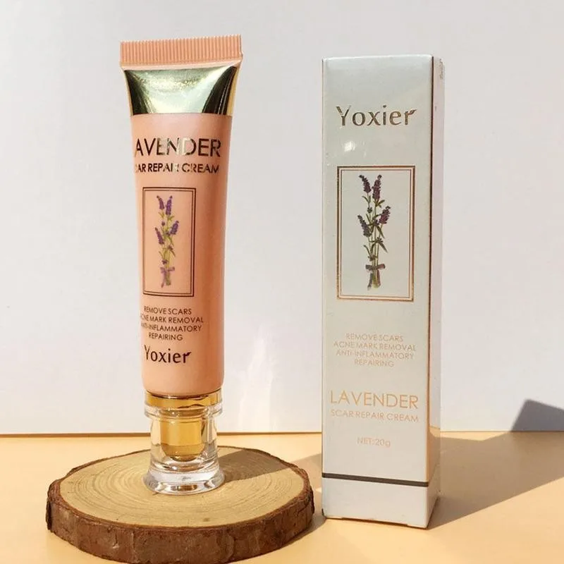 

20g Lavender Scar Repair Cream Whitening Face Cream Pigmentation Corrector Anti-allergic Calm Acne Scar Stretch Marks Skin Care