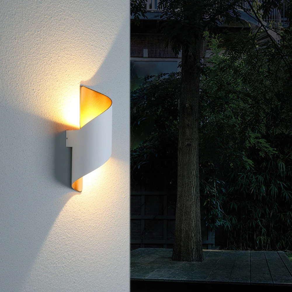 Современный водонепроницаемый светодиодный настенный светильник IP65 двойная