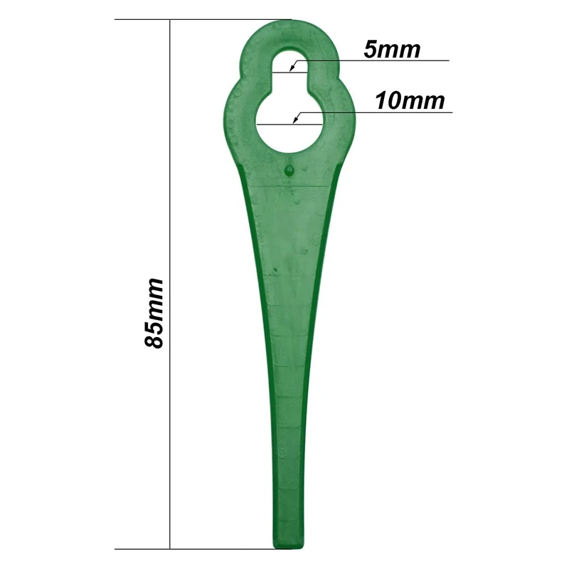 100 Pack 8.3CM Plastic Grass Trimmer Blade Replacement Blades Lawn Mower for Einhell | Компьютеры и офис