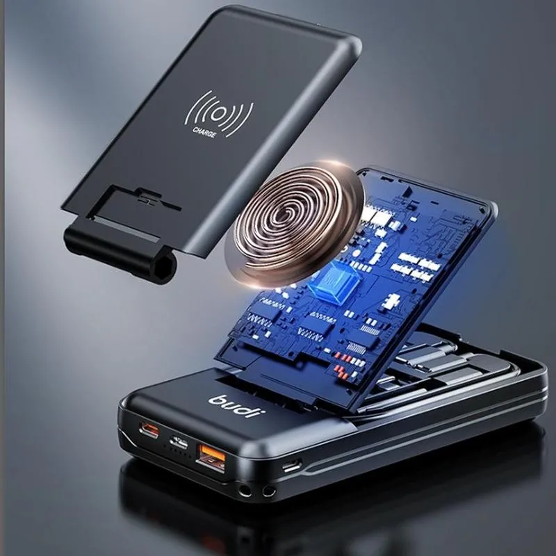 Внешний аккумулятор BUDI 10000 мАч USB Type-C 7 дюймов Android в 1 Mi O7J9 |