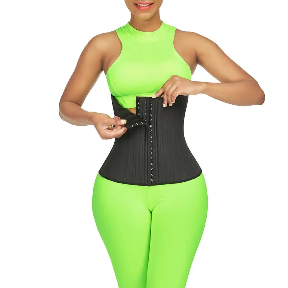 Пояс тренажер для талии из латекса HEXIN 29 стальных костей формирователь тела пояс