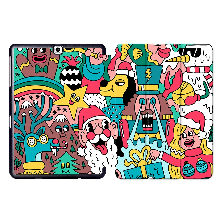 MTT из искусственной кожи чехол для samsung Galaxy Tab A 9,7 ''T550 T555 SM-P550 SM-P555 откидная подставка умный чехол мультяшный чехол для планшета Funda - Цвет: SS16