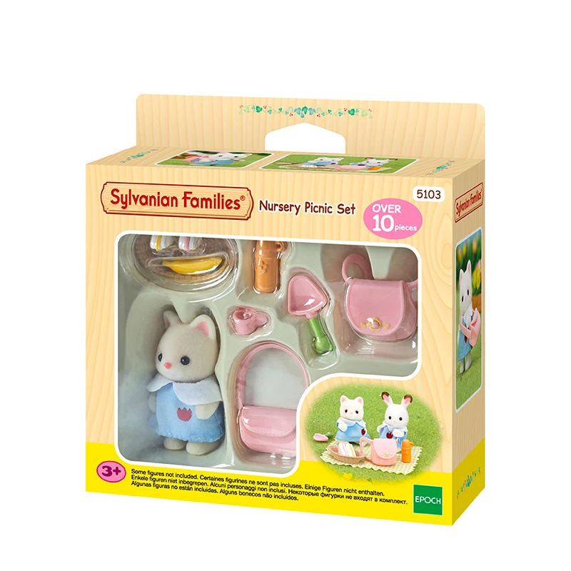 Sylvanian Family Dollhouse детский набор для пикника с 1 фигурой и аксессуарами игровой