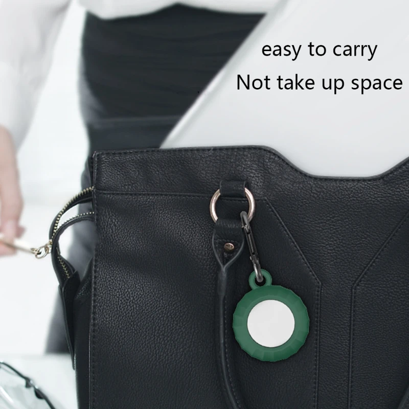 

Exquisite Protective Cover Soft Silicone Case Shell Location Tracker Protector for AirTags Bluetooth Tracker Accessories H3CA